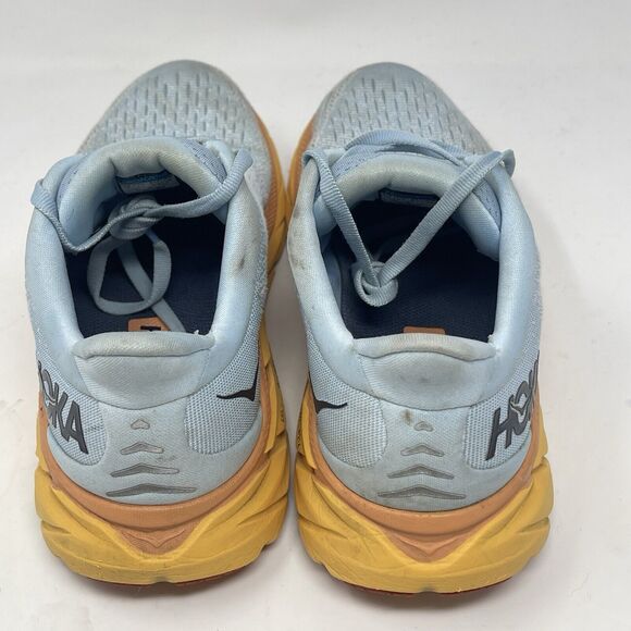 Hoka One One Clifton 8 Womens 7 Blue Mesh Running Walking Shoes Sneakers - Picture 11 of 16